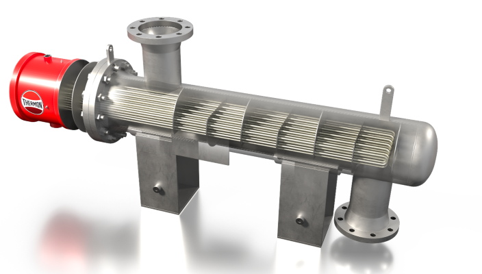Flange heater - CSN® - Schniewindt GmbH & Co. KG - for liquids / for gas /  immersion