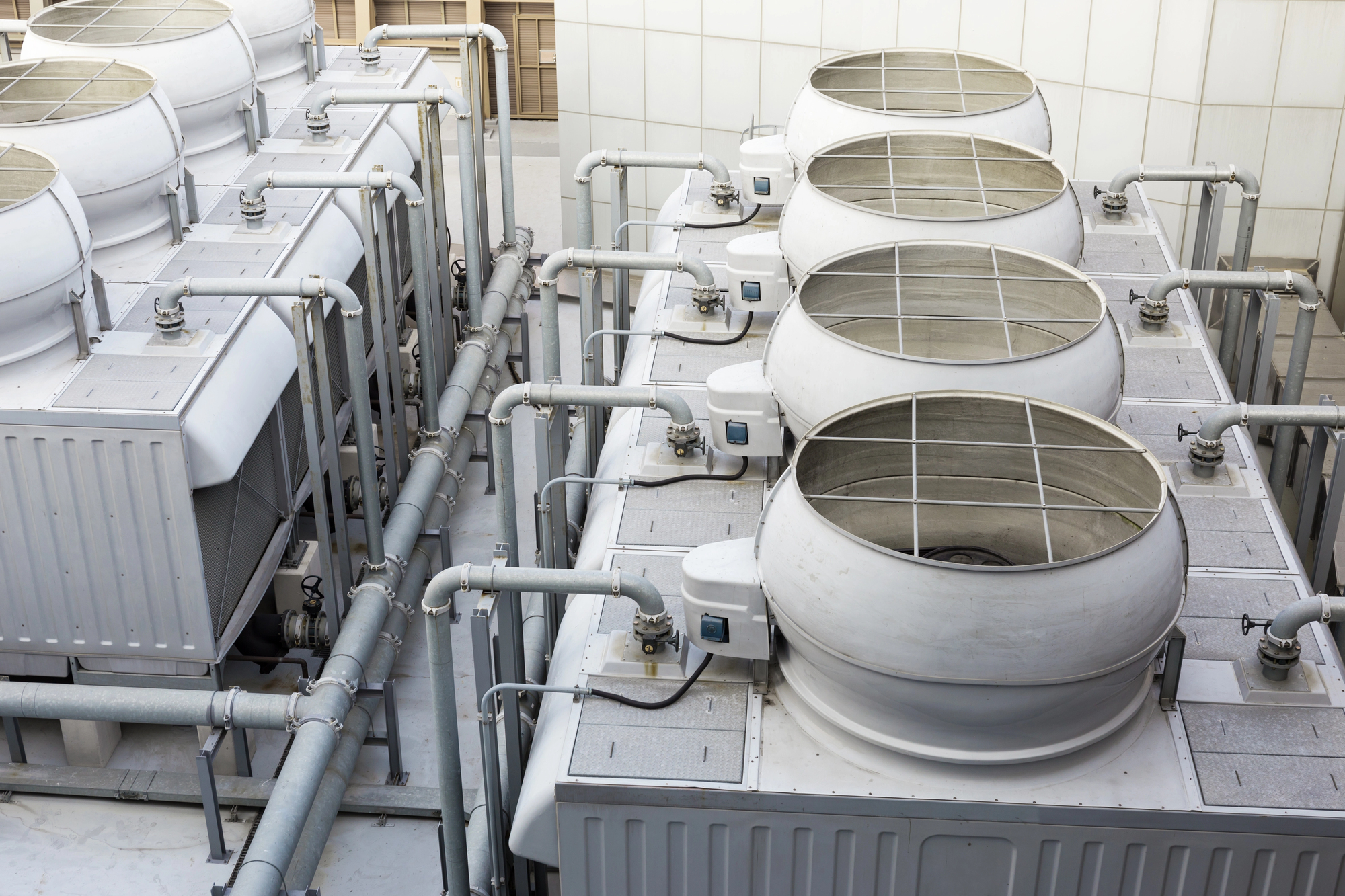 Cooling Tower Fill & Drain Piping